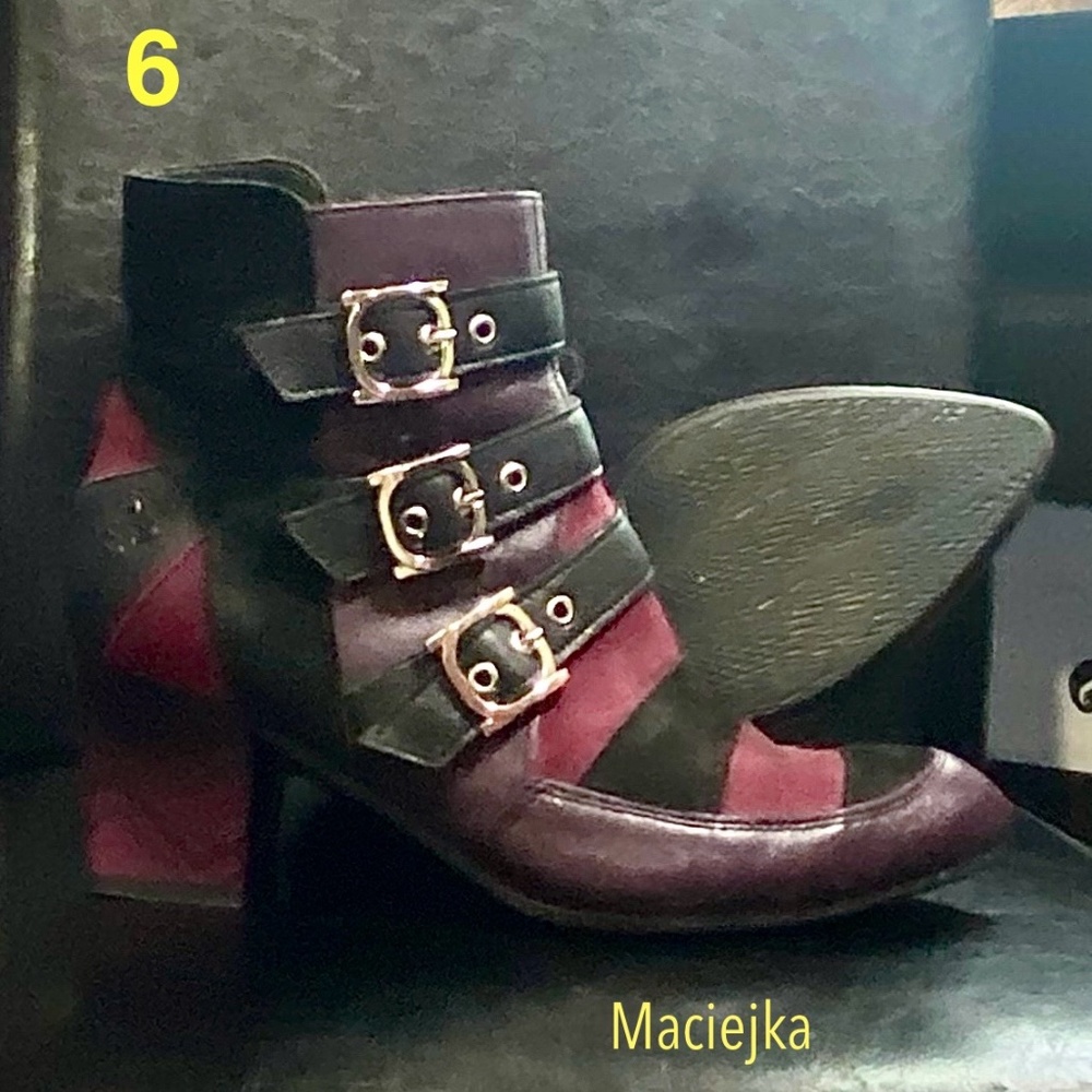 Unique ankle boot